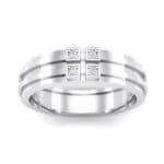 Quattro Crystal Ring (0.04 CTW) Top Dynamic View