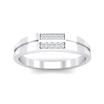 Brick Finesse Crystal Ring (0.06 CTW) Top Dynamic View