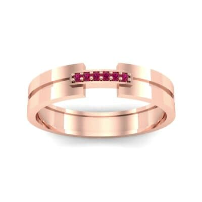 Bridge Finesse Ruby Ring (0.04 CTW) Top Dynamic View