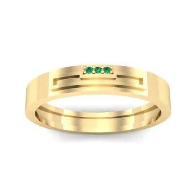Podium Emerald Ring (0.02 CTW) Top Dynamic View