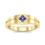 East-West Finesse Blue Sapphire Ring (0.06 CTW) Top Dynamic View