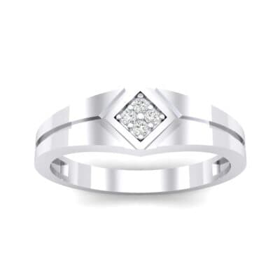 East-West Finesse Crystal Ring (0.06 CTW) Top Dynamic View