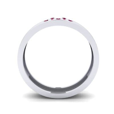 Five-Stone Fader Ruby Ring (0.08 CTW) Side View