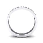 Pave Finesse Crystal Ring (0.12 CTW) Side View