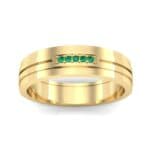 Five-Stone Pipeline Emerald Ring (0.04 CTW) Top Dynamic View