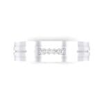 Five-Stone Pipeline Crystal Ring (0.04 CTW) Top Flat View