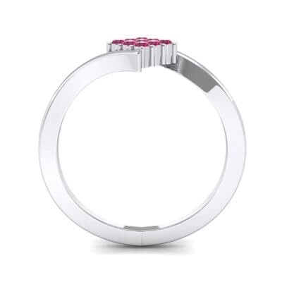 Bypass Rhombus Ruby Ring (0.11 CTW) Side View