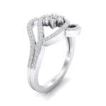 Eye of Horus Crystal Ring (0.44 CTW) Perspective View