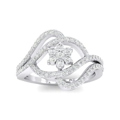 Eye of Horus Crystal Ring (0.44 CTW) Top Dynamic View