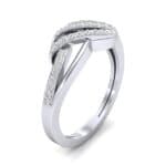 Pave Flight Diamond Ring (0.22 CTW) Perspective View