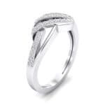 Pave Flight Diamond Ring (0.22 CTW) Perspective View