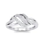 Pave Flight Diamond Ring (0.22 CTW) Top Dynamic View