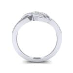 Pave Flight Diamond Ring (0.22 CTW) Side View