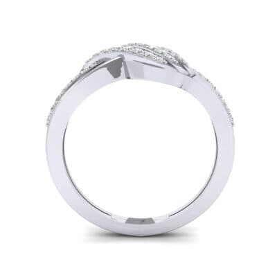 Pave Flight Diamond Ring (0.22 CTW) Side View