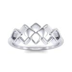 One-Tone Squarish Ring (0 CTW) Top Dynamic View