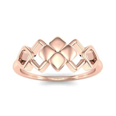 One-Tone Squarish Ring (0 CTW) Top Dynamic View