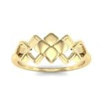 One-Tone Squarish Ring (0 CTW) Top Dynamic View