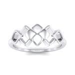 One-Tone Squarish Ring (0 CTW) Top Dynamic View