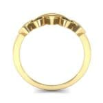 One-Tone Squarish Ring (0 CTW) Side View