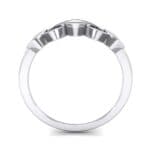 One-Tone Squarish Ring (0 CTW) Side View