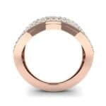 Flux Pave Diamond Ring (0.56 CTW) Side View