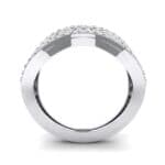 Flux Pave Diamond Ring (0.56 CTW) Side View