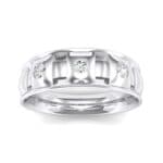 Tile Crystal Ring (0.33 CTW) Top Dynamic View