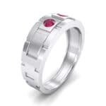 Link Ruby Ring (0.22 CTW) Perspective View