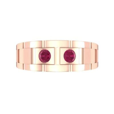 Link Ruby Ring (0.22 CTW) Top Flat View