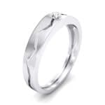 Vista Solitaire Crystal Ring (0.1 CTW) Perspective View