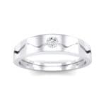 Vista Solitaire Crystal Ring (0.1 CTW) Top Dynamic View