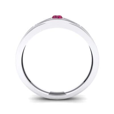 Vista Solitaire Ruby Ring (0.1 CTW) Side View