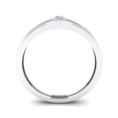 Vista Solitaire Crystal Ring (0.1 CTW) Side View