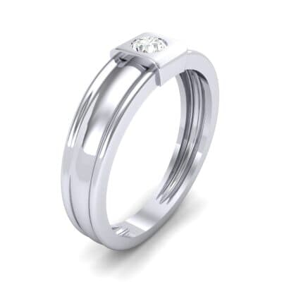 Cube Diamond Ring (0.17 CTW) Perspective View