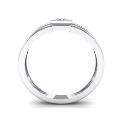 Cube Crystal Ring (0.17 CTW) Side View
