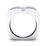 Slice Two-Stone Crystal Ring (0.22 CTW) Side View
