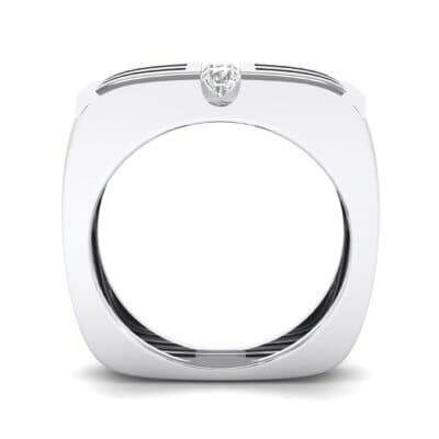 Slice Two-Stone Crystal Ring (0.22 CTW) Side View
