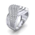 Half-Pave Harmony Diamond Ring (0.48 CTW) Perspective View