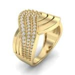 Half-Pave Harmony Diamond Ring (0.48 CTW) Perspective View