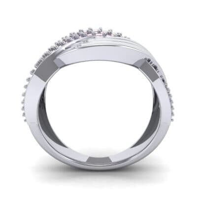Half-Pave Harmony Ruby Ring (0.48 CTW) Side View