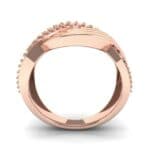 Half-Pave Harmony Ruby Ring (0.48 CTW) Side View