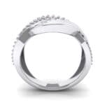 Half-Pave Harmony Ruby Ring (0.48 CTW) Side View