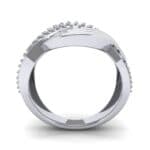 Half-Pave Harmony Diamond Ring (0.48 CTW) Side View