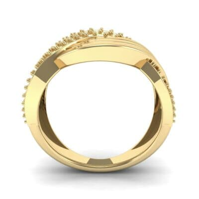 Half-Pave Harmony Diamond Ring (0.48 CTW) Side View