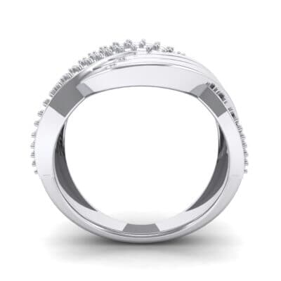 Half-Pave Harmony Diamond Ring (0.48 CTW) Side View