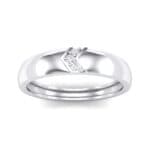 Pave Chevron Crystal Ring (0.03 CTW) Top Dynamic View
