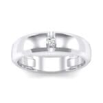Solitaire Wedge Crystal Ring (0.06 CTW) Top Dynamic View