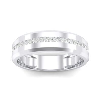 Channel-Set Line Crystal Ring (0.3 CTW) Top Dynamic View