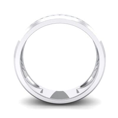 Channel-Set Line Crystal Ring (0.3 CTW) Side View