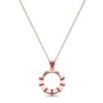 Sunbeam Ruby Pendant (0.18 CTW) Perspective View
